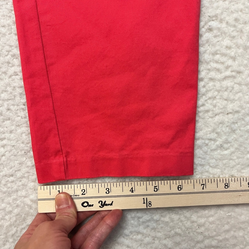 Gap Khakis Slim City Pants Womens 10 Regular Red Chino Trousers 416156-01-1 - Picture 3 of 13
